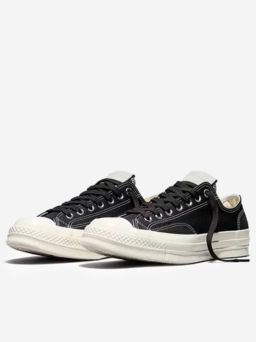 CONVERSE Chuck 70 OX con Canvas e Suede 'Total Eclipse' Nera bianca