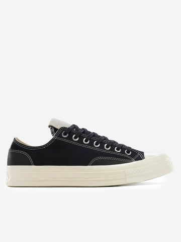 CONVERSE Chuck 70 OX con Canvas e Suede 'Total Eclipse' Nera bianca