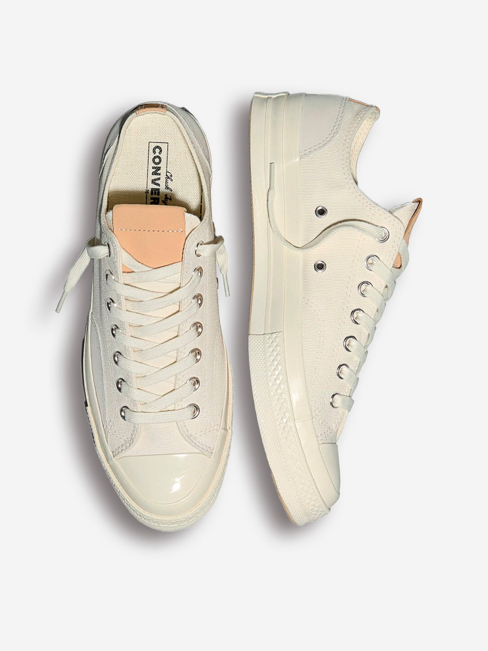 CONVERSE Chuck 70 OX con Canvas e Suede 'Egret' Off white Urbanstaroma