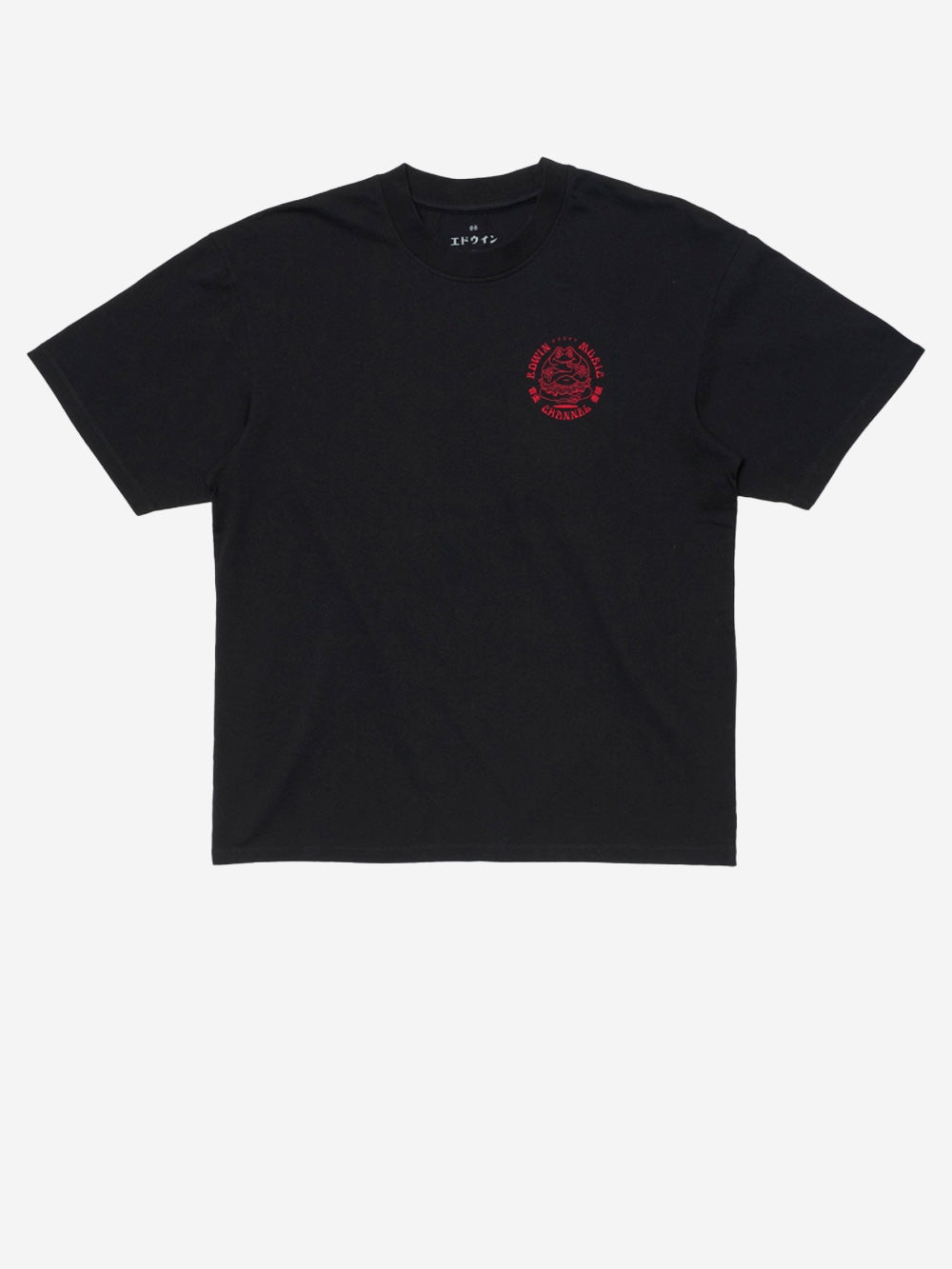 EDWIN T-shirt nera Music Channel Nero Urbanstaroma