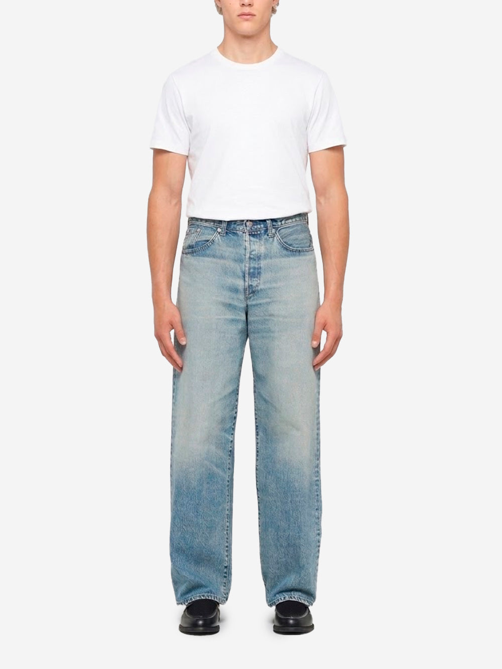 EDWIN Jeans 'Wide Pant' cimosati blu chiari Denim Urbanstaroma