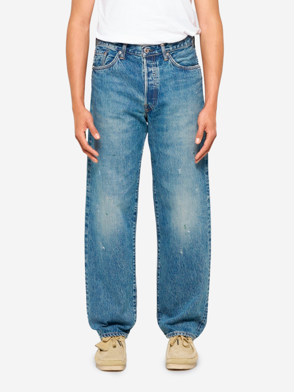 EDWIN Loose Jeans cimosati blu medio Denim Urbanstaroma