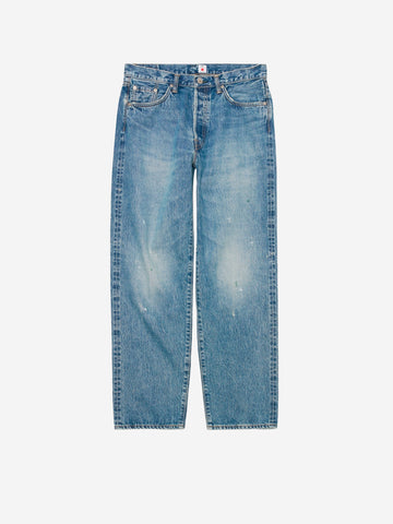 EDWIN Loose Jeans cimosati blu medio Denim