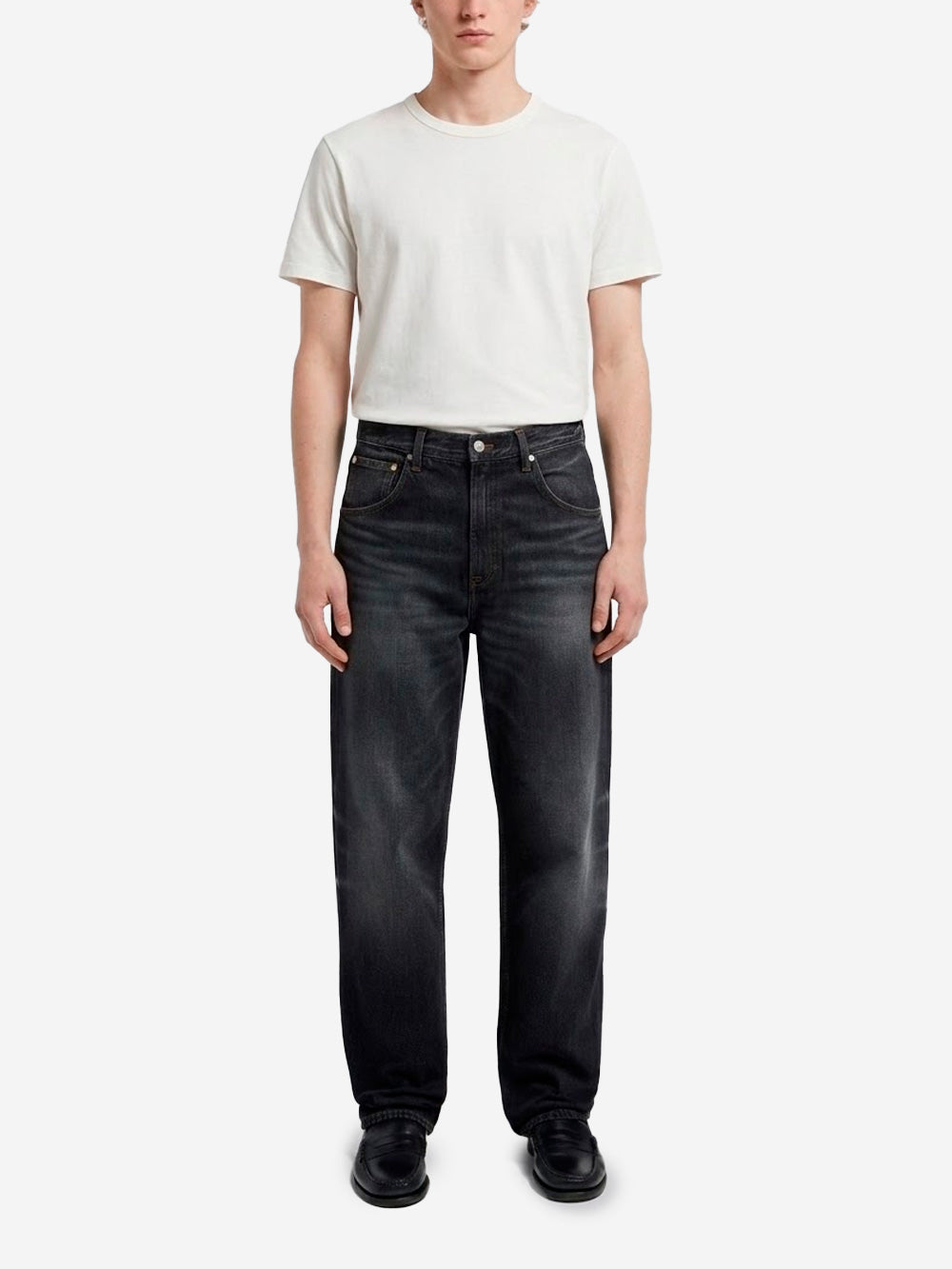 EDWIN Tyrell Pant Black Denim Nero Urbanstaroma