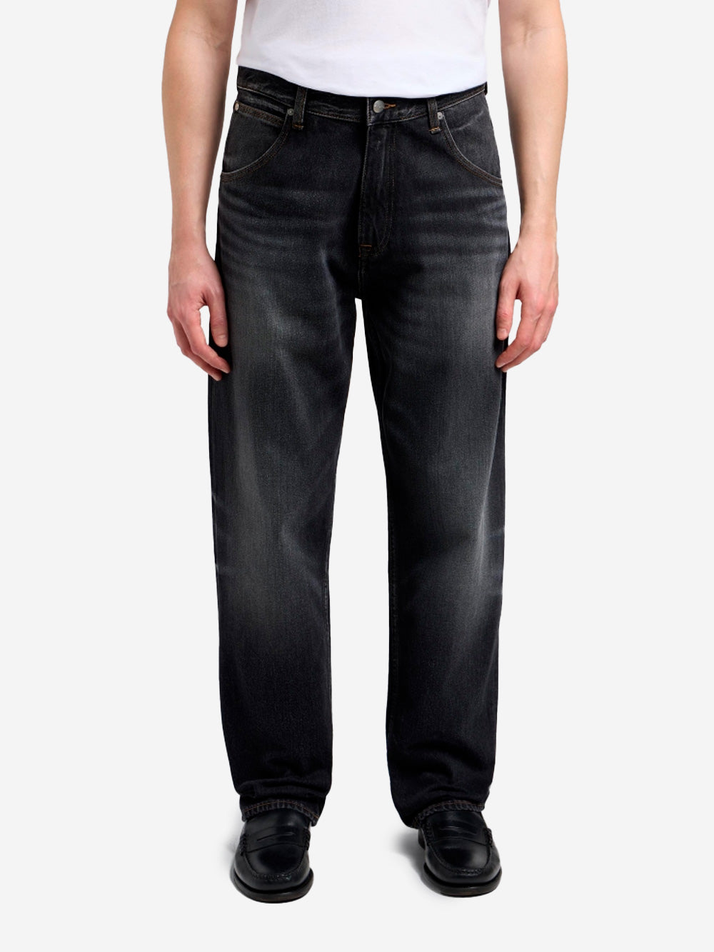 EDWIN Tyrell Pant Black Denim Nero Urbanstaroma