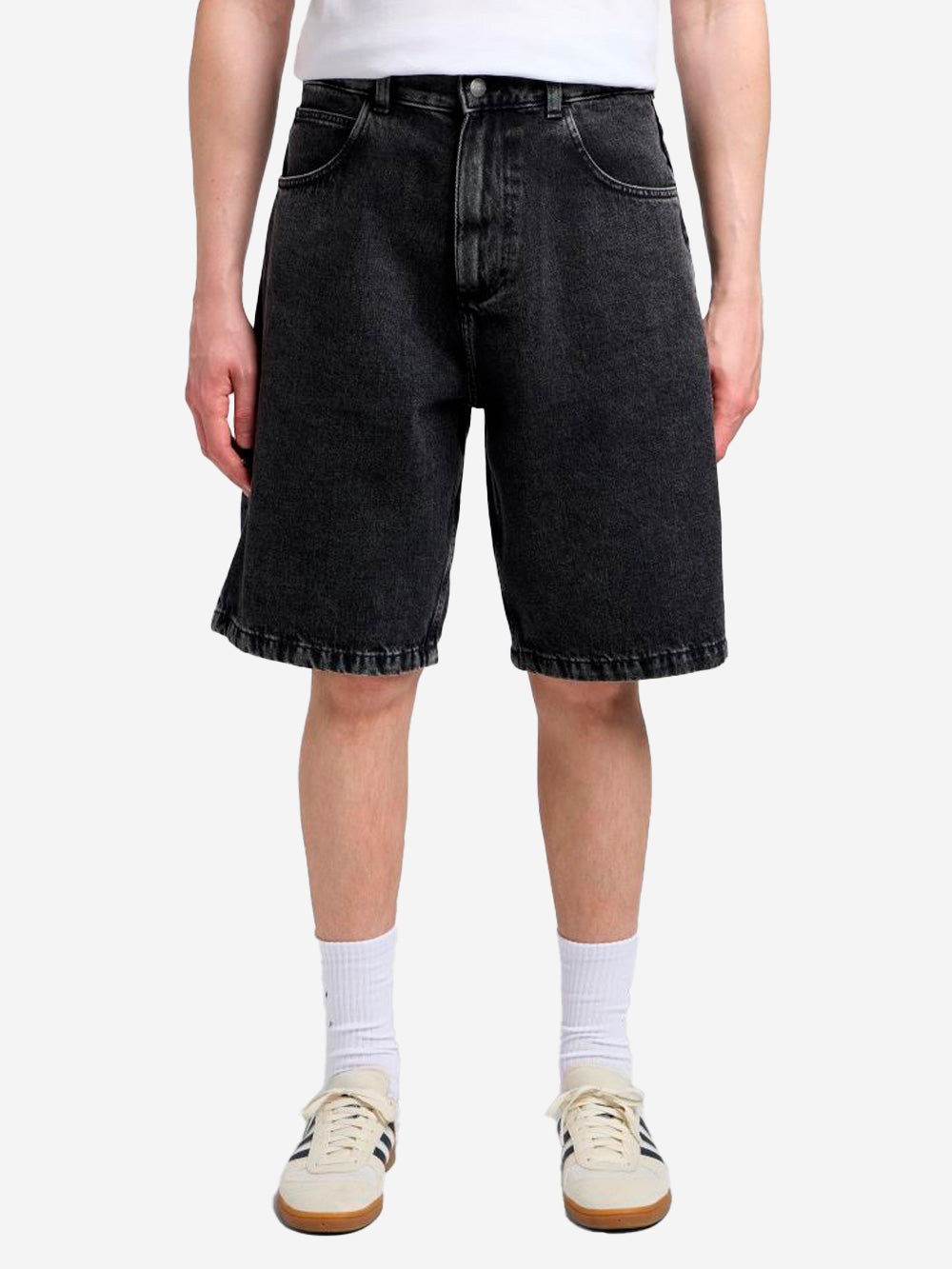 EDWIN Jeans corti Worker neri Nero Urbanstaroma