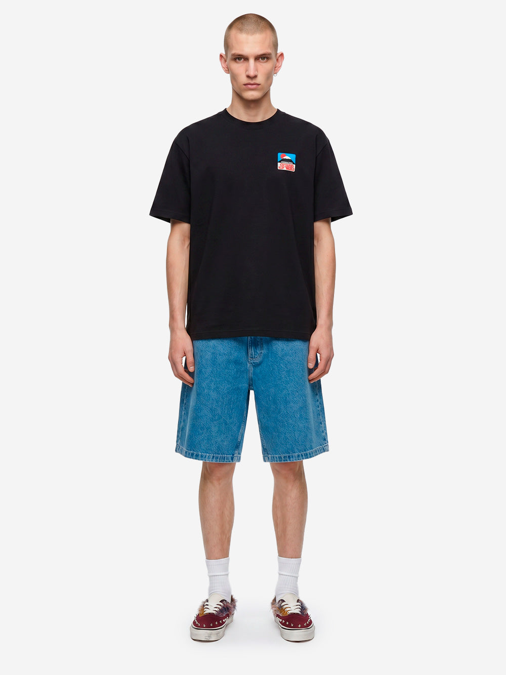 EDWIN T-Shirt nera Sunset On Fuji San Nero Urbanstaroma