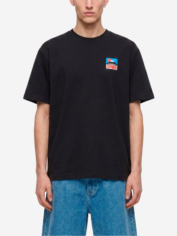 EDWIN T-Shirt nera Sunset On Fuji San Nero