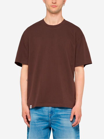 EDWIN T-shirt marrone oversize Marrone