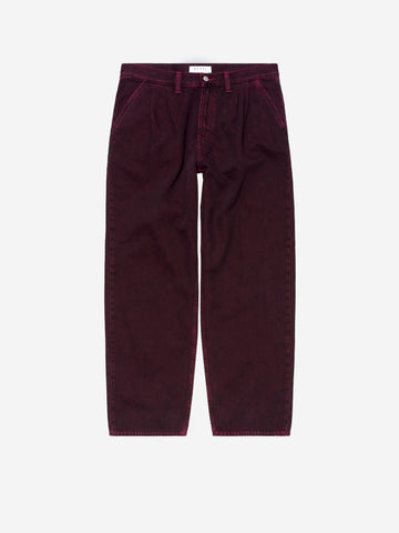 EDWIN Pantaloni in denim Arbor neri e rossi Melanzana