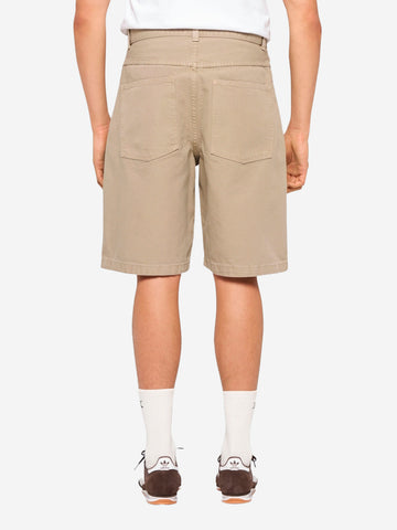 EDWIN Shorts 'Double Knee' Worker in marrone chiaro Tortora