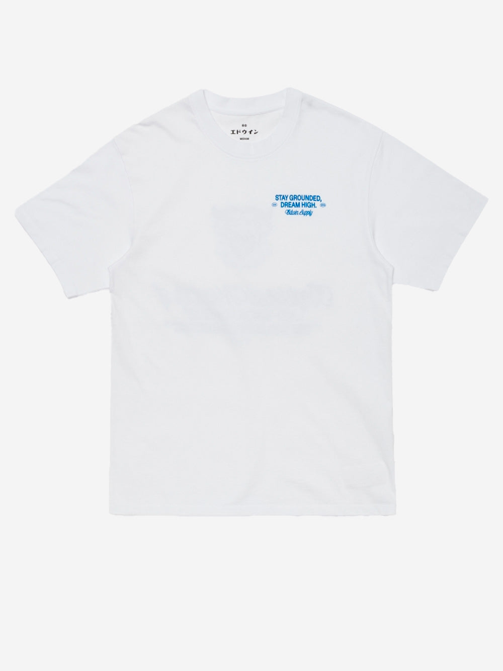 EDWIN T-Shirt bianca oversize con grafica Laid-Back League Bianco Urbanstaroma