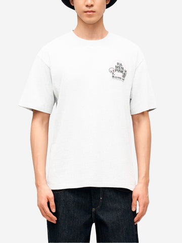 EDWIN T-shirt bianca con grafica Ramen Bianco