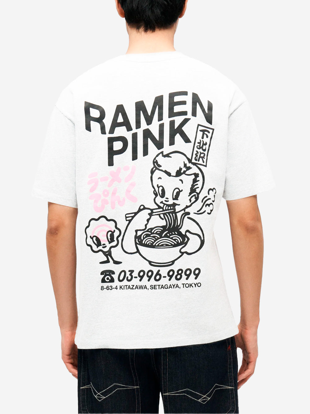 EDWIN T-shirt bianca con grafica Ramen Bianco Urbanstaroma