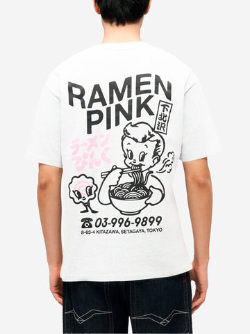 EDWIN T-shirt bianca con grafica Ramen Bianco