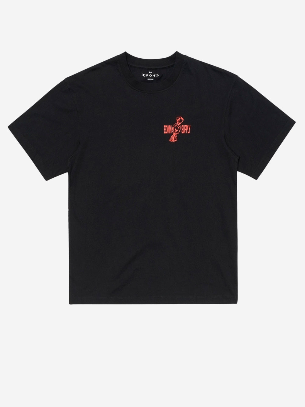EDWIN T-shirt nera con grafica 'Sorry Tokyo' Nero Urbanstaroma