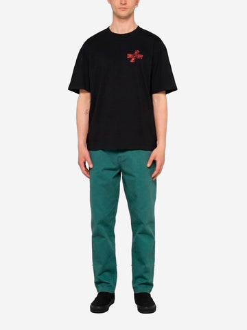 EDWIN T-shirt nera con grafica 'Sorry Tokyo' Nero