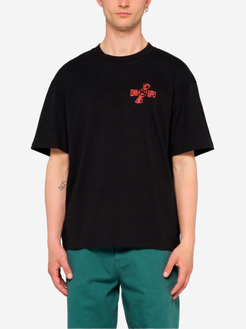 EDWIN T-shirt nera con grafica 'Sorry Tokyo' Nero