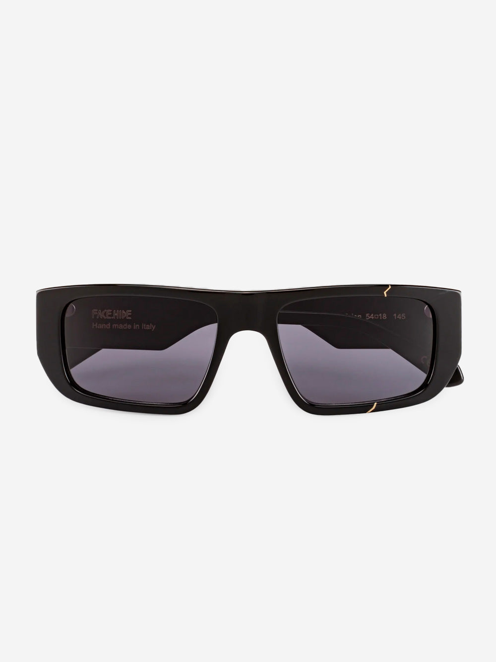 FACE HIDE Occhiali da sole 'Broken Vision' in acetato neri Nero Urbanstaroma