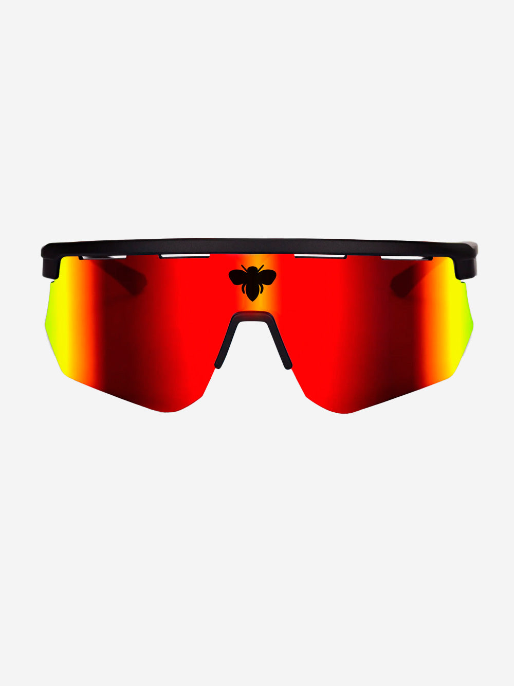 FACE HIDE Occhiale da sole a maschera 'Raider' Fiamma Rosso Urbanstaroma