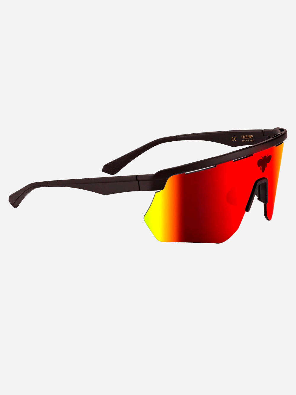 FACE HIDE Occhiale da sole a maschera 'Raider' Fiamma Rosso Urbanstaroma