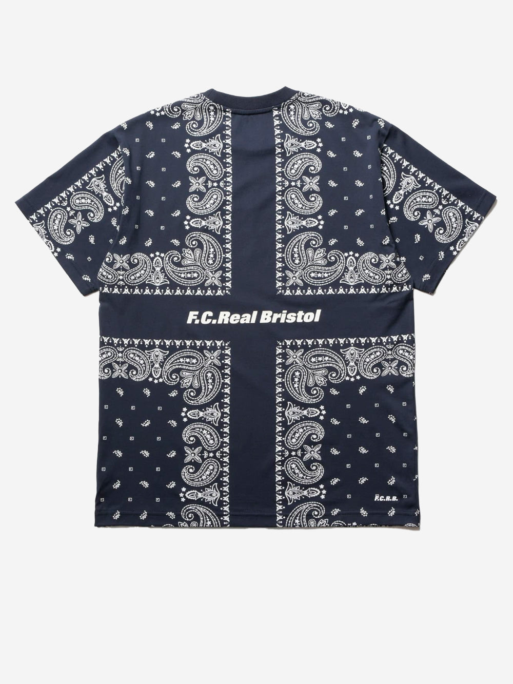 F.C. REAL BRISTOL T-shirt blu con stampa bandana Blu Urbanstaroma