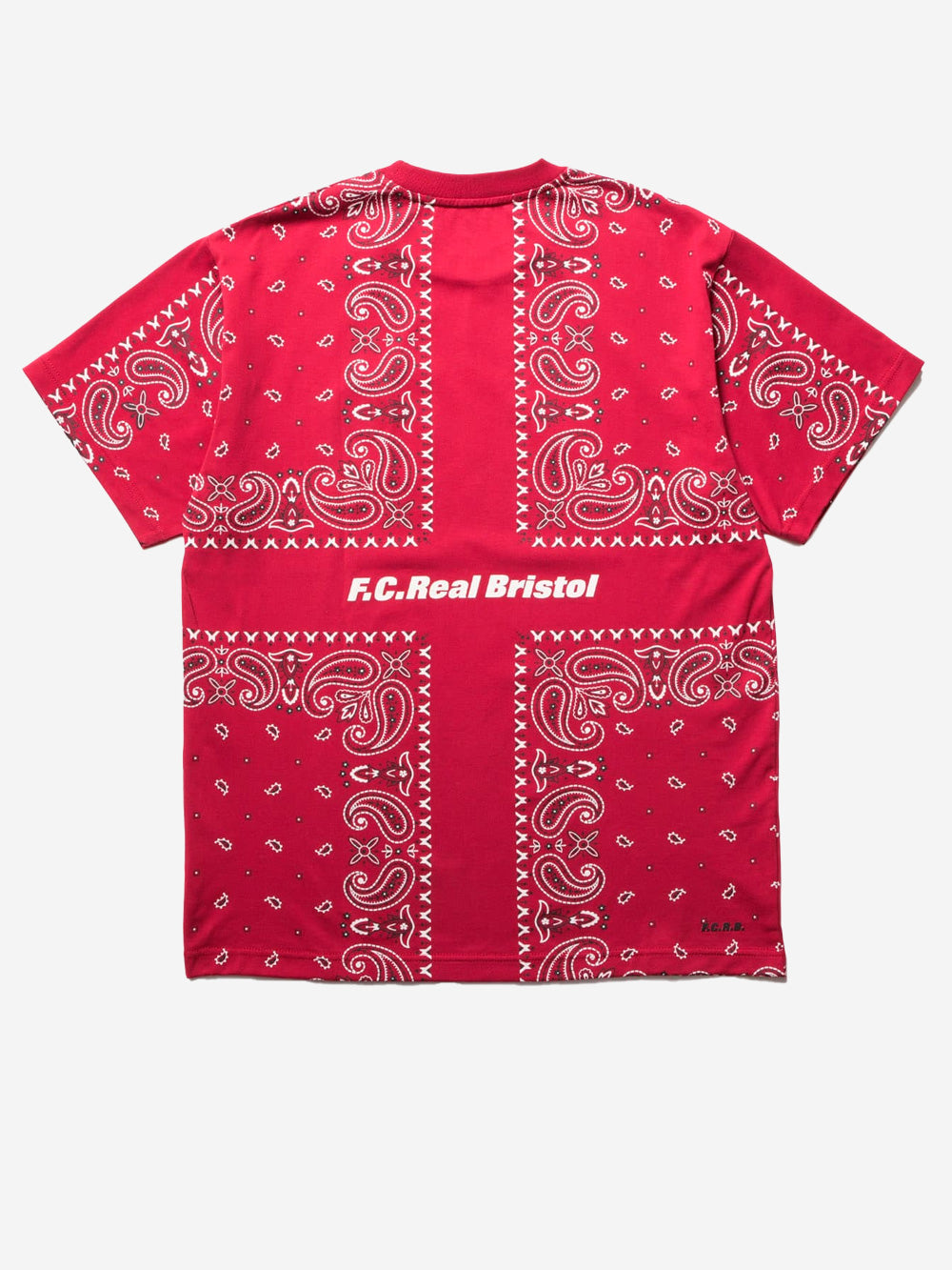 F.C. REAL BRISTOL T-shirt rossa con stampa bandana Rosso Urbanstaroma