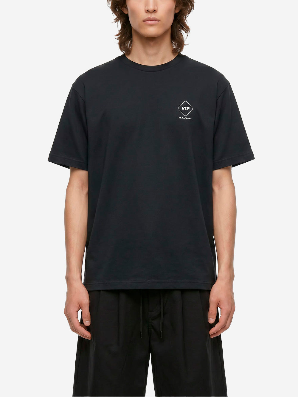 F.C. REAL BRISTOL T-shirt nera con grafica VIP Nero Urbanstaroma