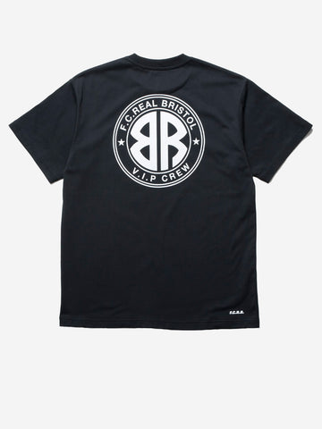 F.C. REAL BRISTOL T-shirt nera con grafica VIP Nero