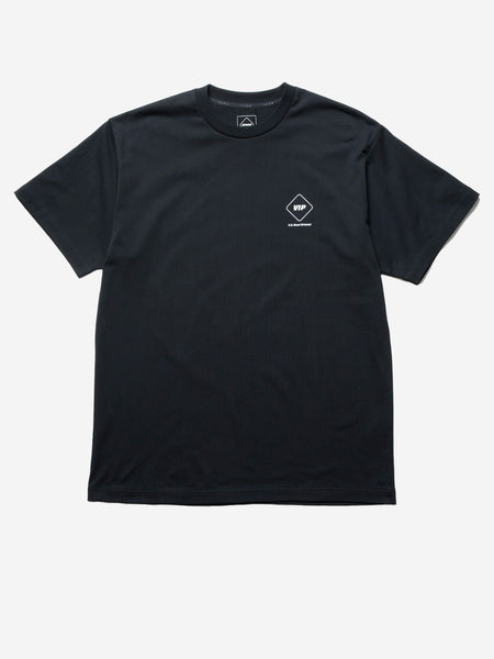 F.C. REAL BRISTOL Black T-shirt with VIP graphics FCRB-260079