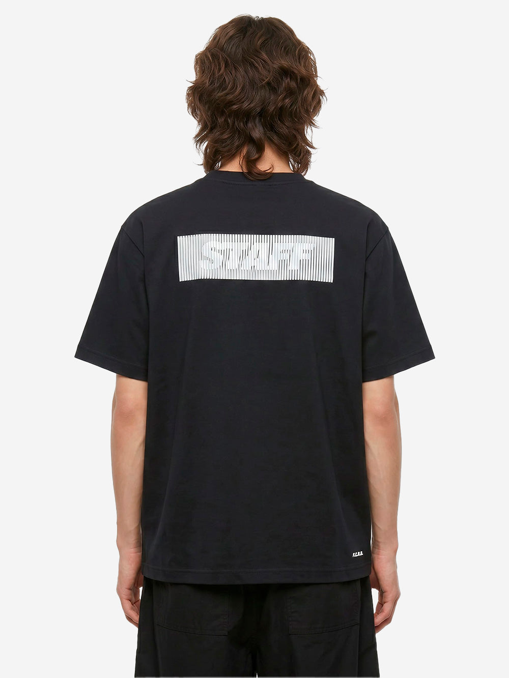 F.C. REAL BRISTOL T-shirt nera 'Team Staff' con stampa lenticolare Nero Urbanstaroma