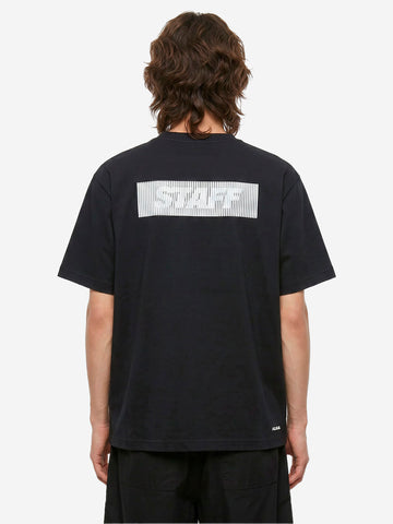 F.C. REAL BRISTOL T-shirt nera 'Team Staff' con stampa lenticolare Nero