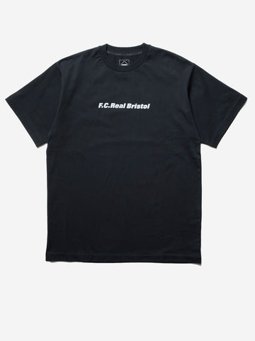 F.C. REAL BRISTOL T-shirt nera 'Team Staff' con stampa lenticolare Nero