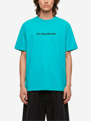 F.C. REAL BRISTOL T-shirt azzurra 'Team Staff' con stampa lenticolare blu