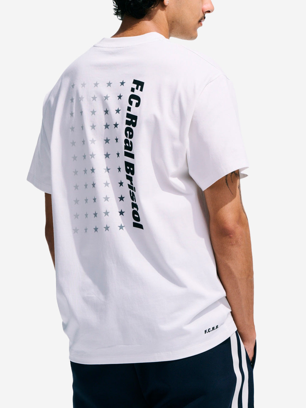 F.C. REAL BRISTOL T-Shirt bianca con grafica 55 Stars Bianco Urbanstaroma