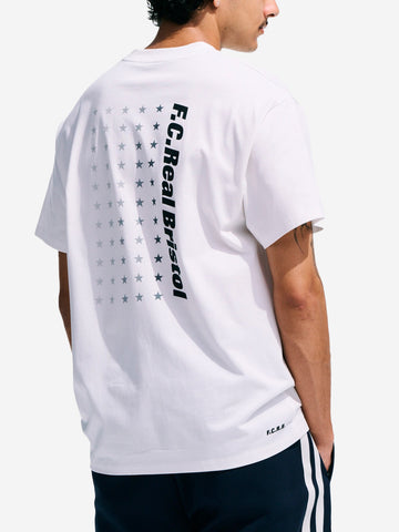 F.C. REAL BRISTOL T-Shirt bianca con grafica 55 Stars Bianco