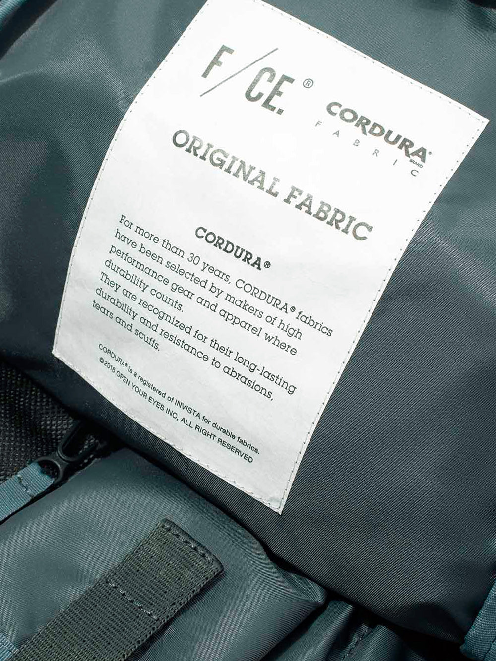 F/CE Zaino da viaggio verde in nylon cordura (33l) Verde Urbanstaroma