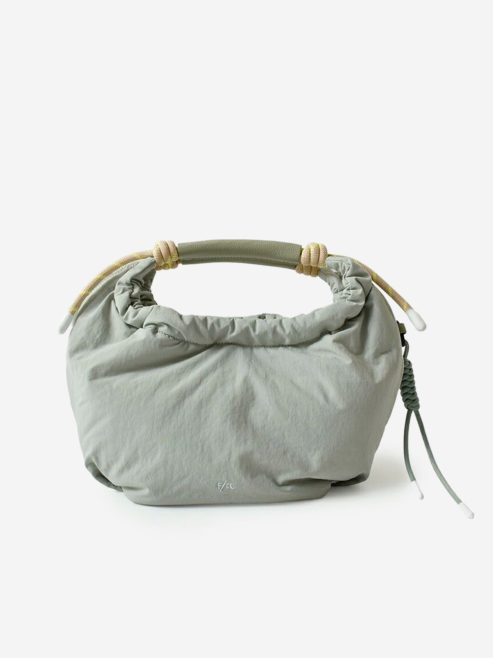 F/CE 'Paper' Handle bag verde menta in nylon effetto wrinkled (5 l) Verde menta Urbanstaroma