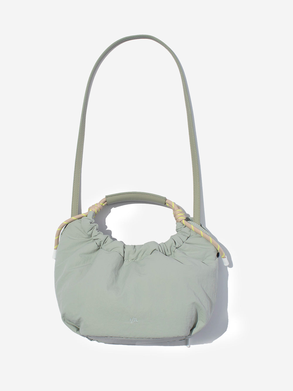 F/CE 'Paper' Handle bag verde menta in nylon effetto wrinkled (5 l) Verde menta Urbanstaroma