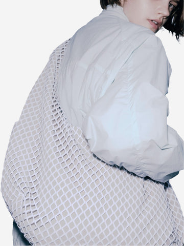 F/CE Big Shoulder tote in mesh (8l) Beige