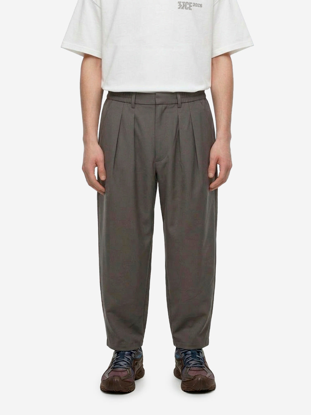 F/CE Pantaloni air balloon con pinces Beige Urbanstaroma