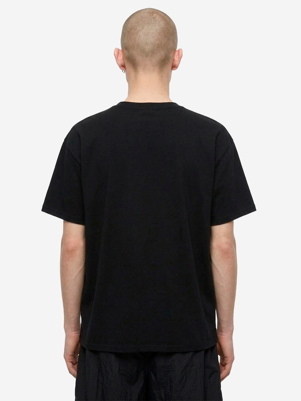 F/CE T-shirt nera con logo distorto Nero Urbanstaroma