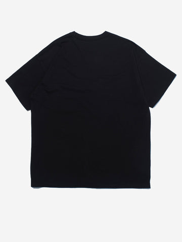 F/CE T-shirt nera con logo distorto Nero