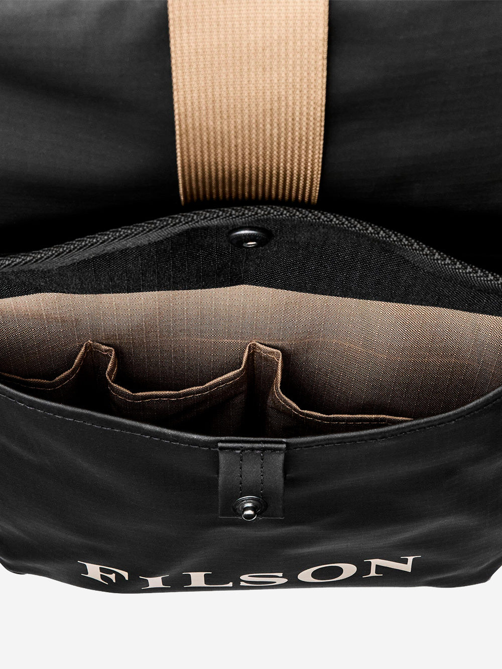 FILSON Zaino nero 'All-weather' Nero beige Urbanstaroma