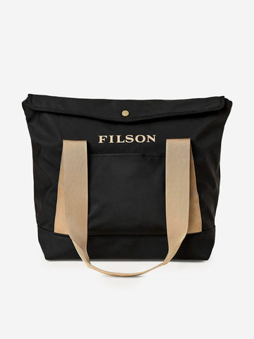 FILSON Tote bag nera 'All-weather' (23 l) Nero beige