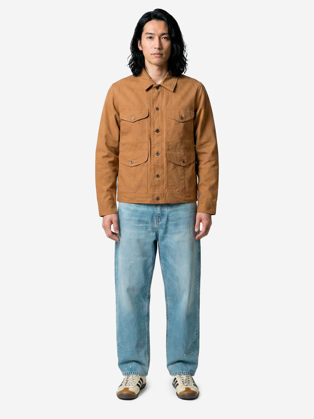 FILSON Giacca cerata 'Journeyman' marrone chiaro Beige Urbanstaroma
