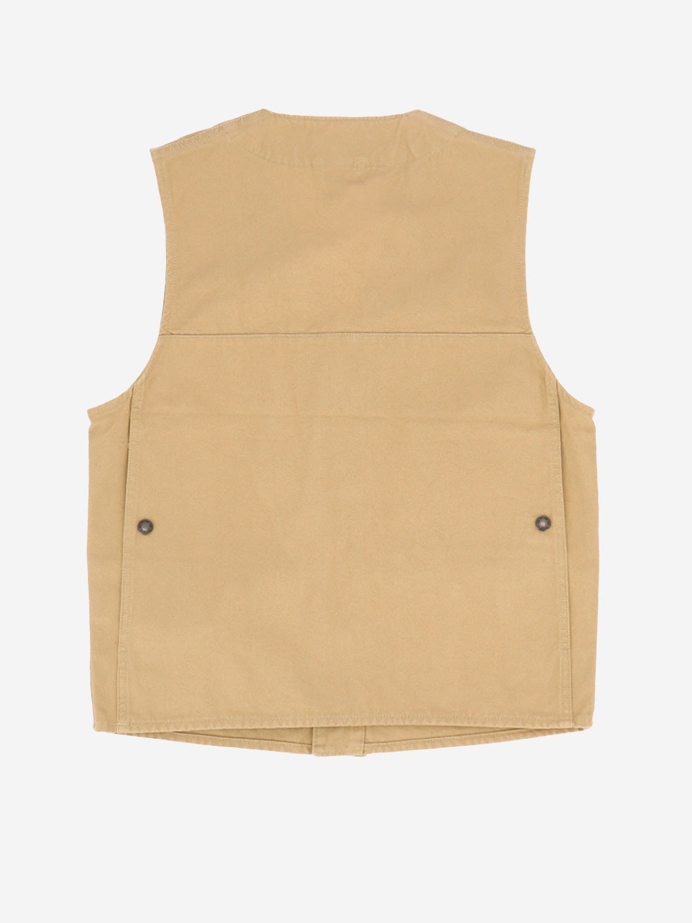 FILSON Gilet in tela fitta beige con finitura idrorepellente e tasche Beige Urbanstaroma