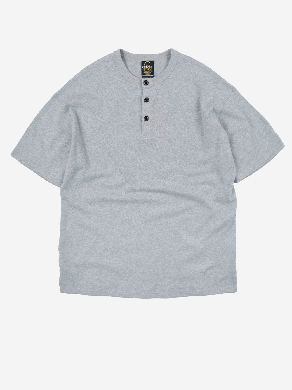 FRIZMWORKS T-shirt grigia con collo Hanley Grigio Urbanstaroma