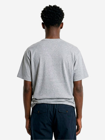 FRIZMWORKS T-shirt grigia con collo Hanley Grigio