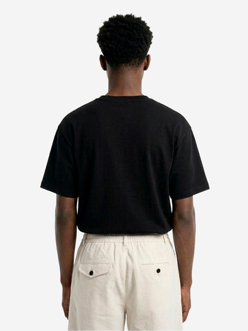 FRIZMWORKS T-shirt nera con collo Hanley Nero